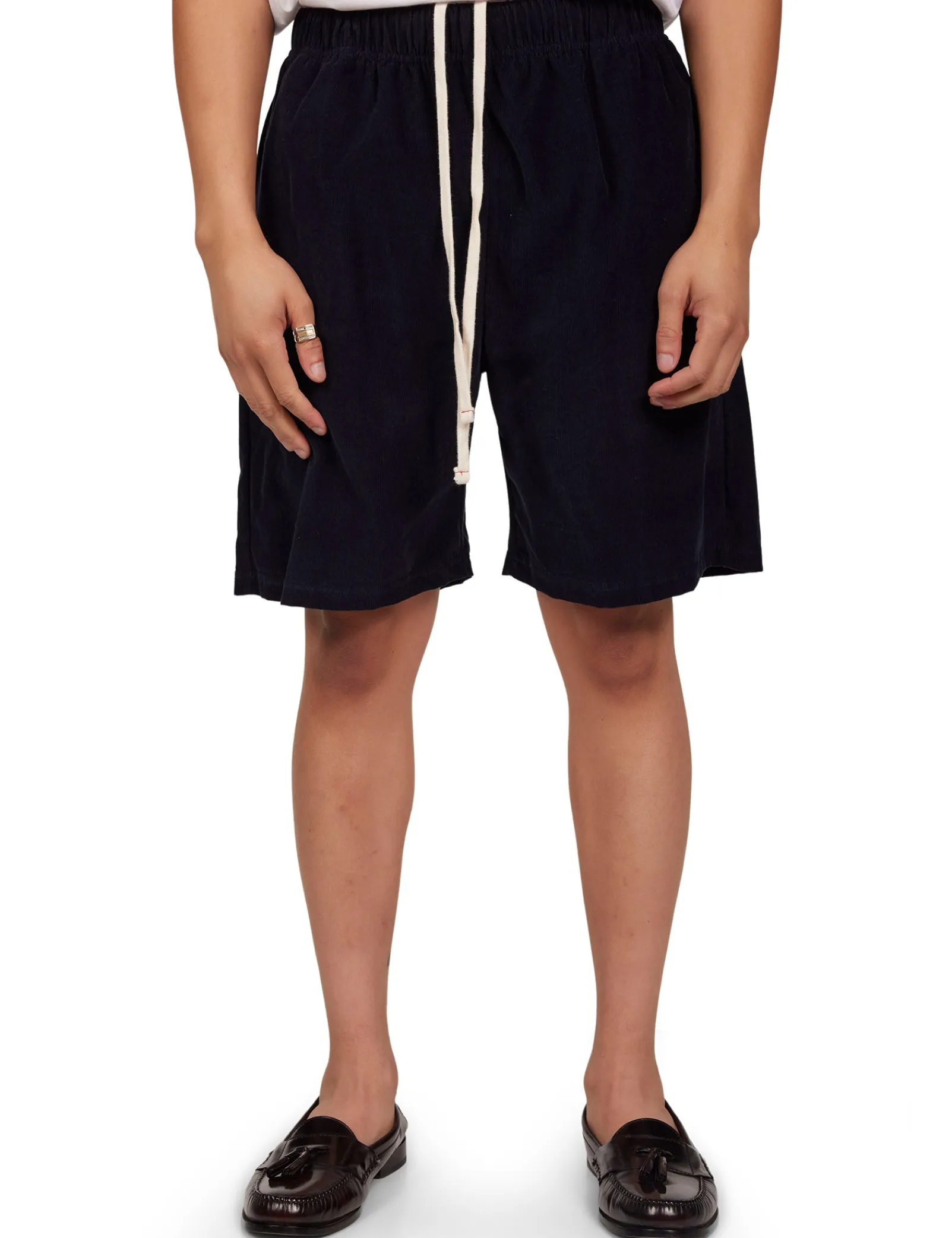 baby_corduroy_rider_short_0.webp Discount LES TIEN Baby Corduroy Rider Short Navy