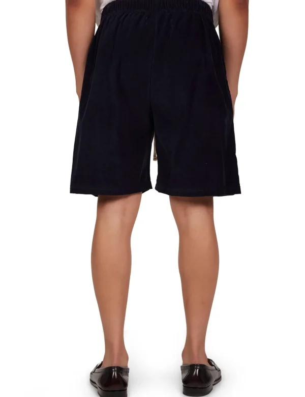 Discount LES TIEN Baby Corduroy Rider Short Navy