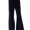 New LES TIEN Bella Bell Bottom Navy
