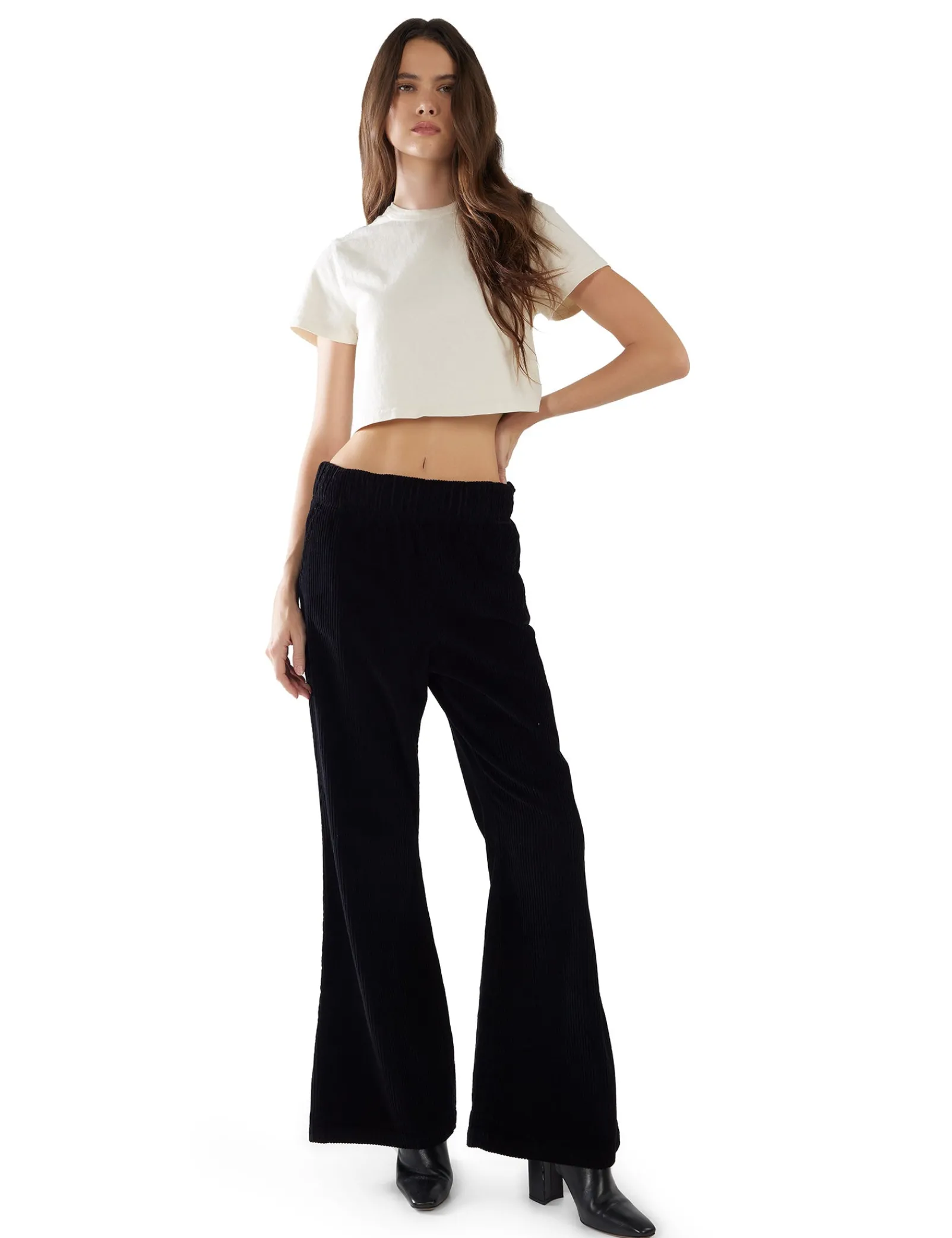 bella_bell_bottom_1-6.webp New LES TIEN Bella Bell Bottom Jet Black