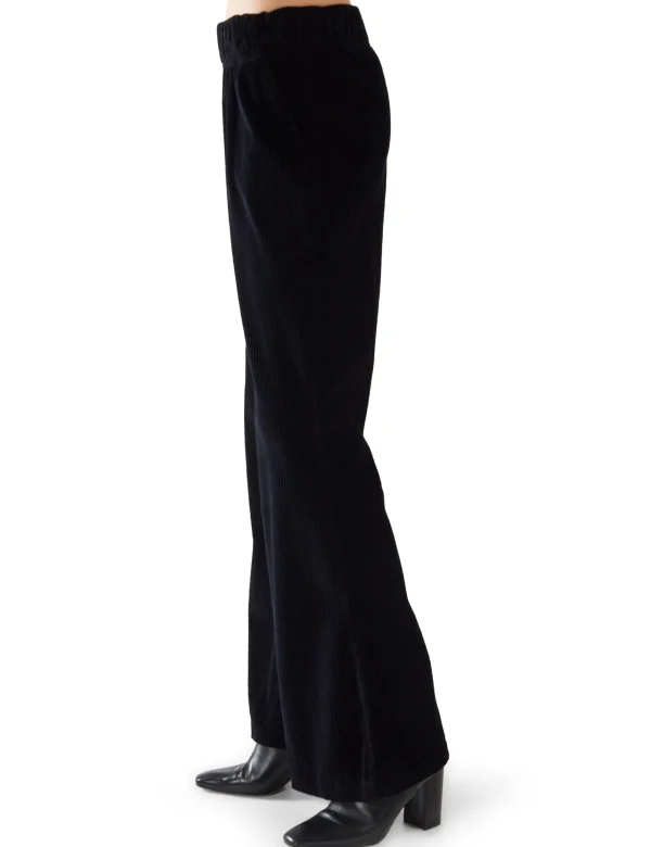New LES TIEN Bella Bell Bottom Jet Black