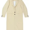 Online LES TIEN Black Label Car Coat Canary