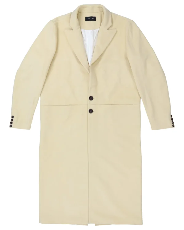 Online LES TIEN Black Label Car Coat Canary