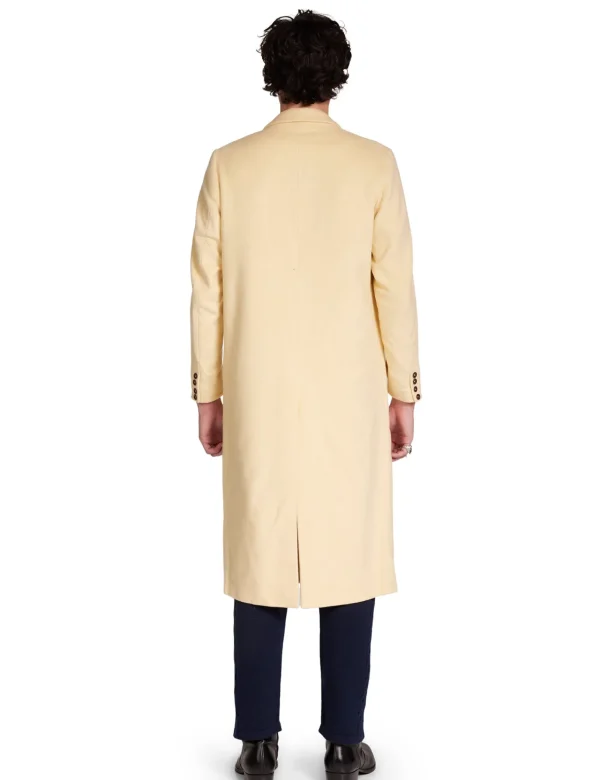 Online LES TIEN Black Label Car Coat Canary