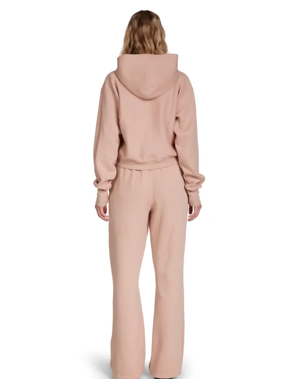 Online LES TIEN Cara Crop Hoodie Mauve
