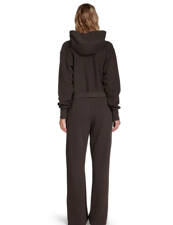 Best LES TIEN Cara Crop Hoodie Vintage Black