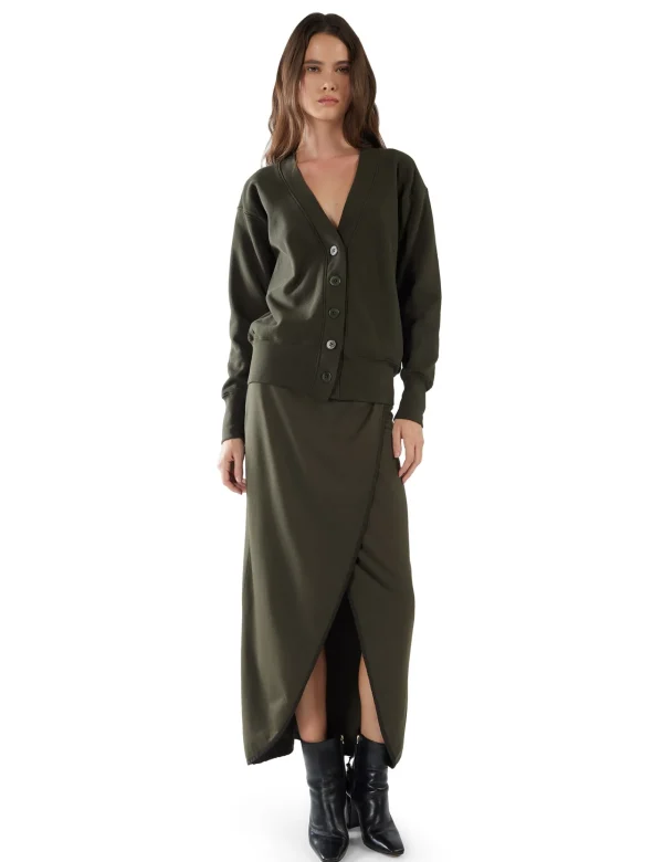 Best LES TIEN Carly Boyfriend Cardigan Forest