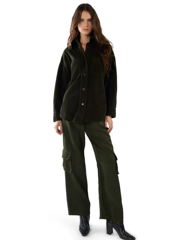Fashion LES TIEN Chandra Cargo Pant Forest