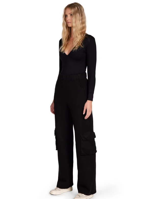 Outlet LES TIEN Chandra Cargo Pant Jet Black