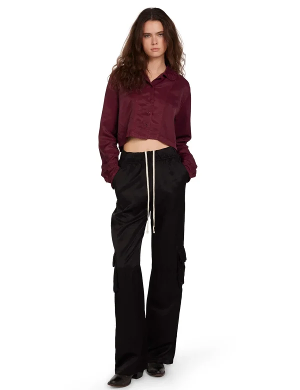 Online LES TIEN Chandra Cargo Pant Jet Black