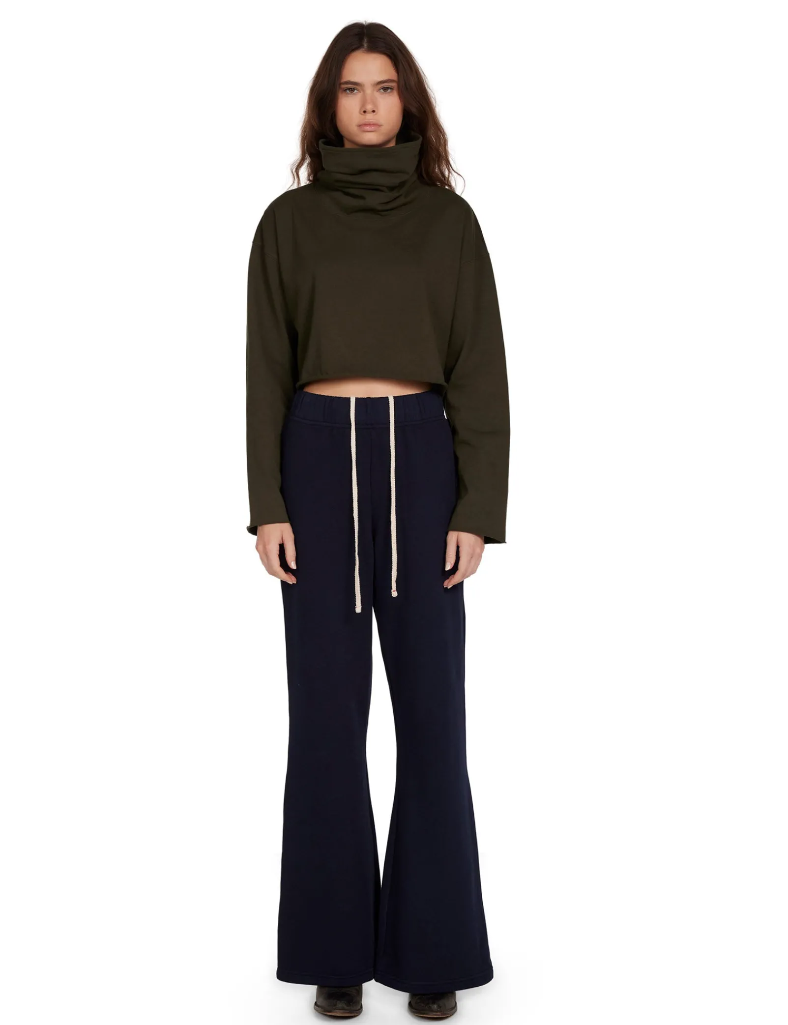 coreena_crop_cowl_neck_4-1.webp Sale LES TIEN Coreena Crop Cowl Neck Forest
