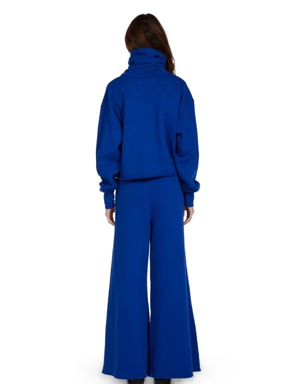 Discount LES TIEN Corey Crop Cowl Neck Electrico