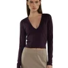 Fashion LES TIEN Dan Deep Long Sleeve Fig