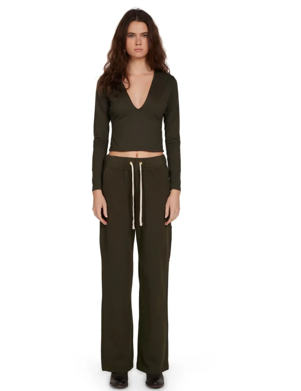 Hot LES TIEN Dan Deep Long Sleeve Forest