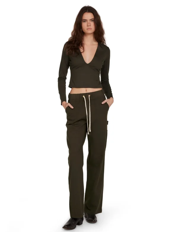 Hot LES TIEN Dan Deep Long Sleeve Forest