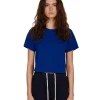 Sale LES TIEN Daria Crop Tee Electrico