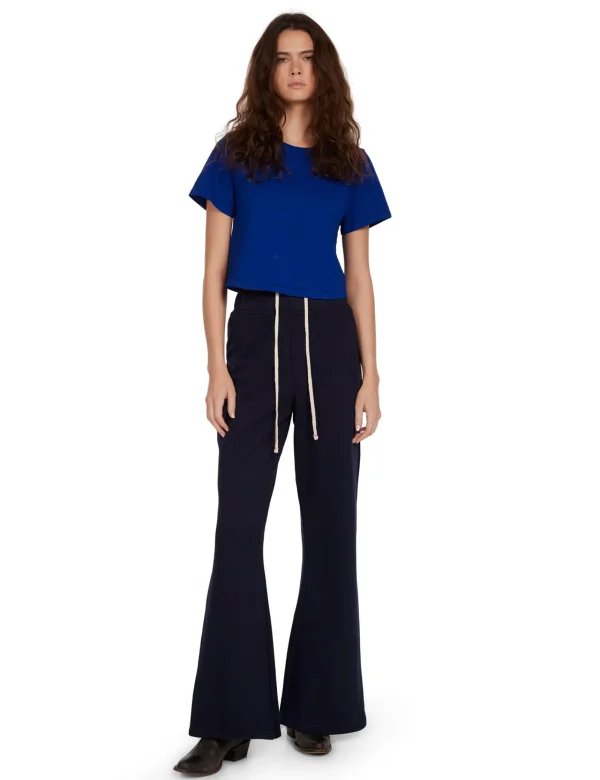 Sale LES TIEN Daria Crop Tee Electrico
