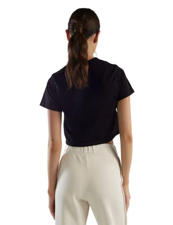 Best LES TIEN Daria Crop Tee Jet Black