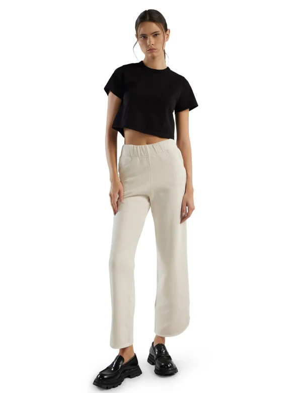 Best LES TIEN Daria Crop Tee Jet Black
