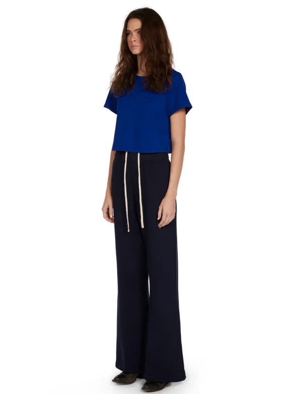 Sale LES TIEN Daria Crop Tee Electrico