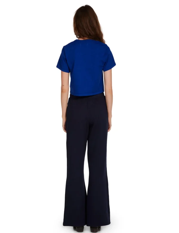 Sale LES TIEN Daria Crop Tee Electrico
