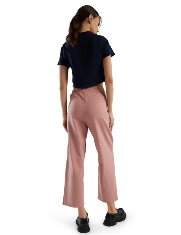 Best LES TIEN Daria Crop Tee Navy