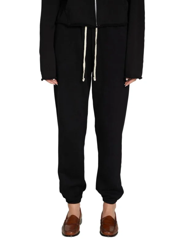 Fashion LES TIEN Dylan Classic Sweatpant Jet Black