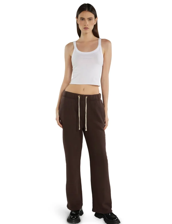 Hot LES TIEN Dylano Classic Pant Washed Brown Fig