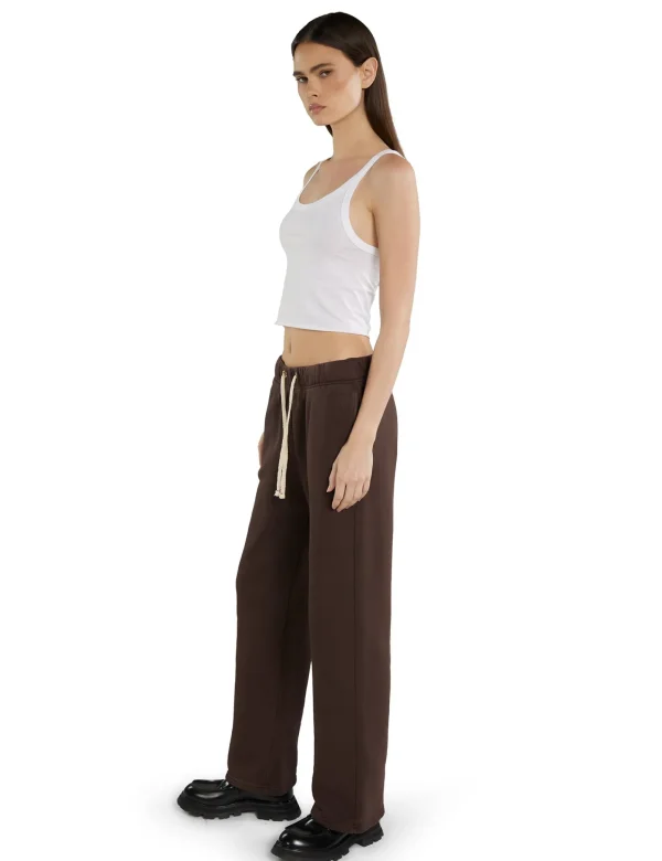 Hot LES TIEN Dylano Classic Pant Washed Brown Fig