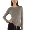 Hot LES TIEN Fiona Fitted Long Sleeve Dove
