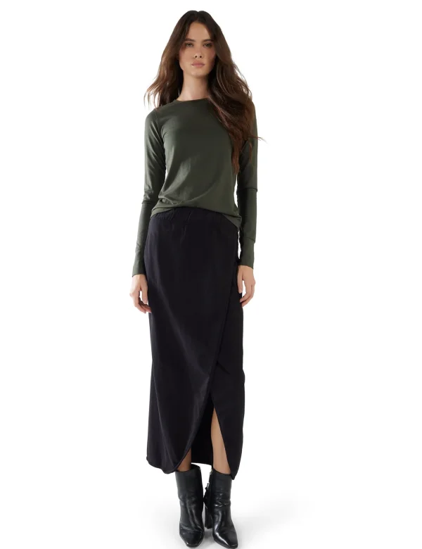 Fashion LES TIEN Fiona Fitted Long Sleeve Forest
