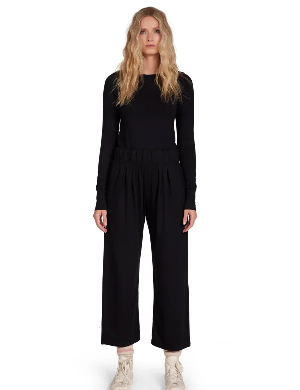 Online LES TIEN Fiona Fitted Long Sleeve Jet Black