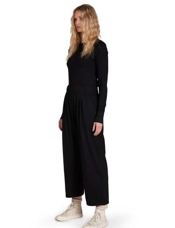 Online LES TIEN Fiona Fitted Long Sleeve Jet Black