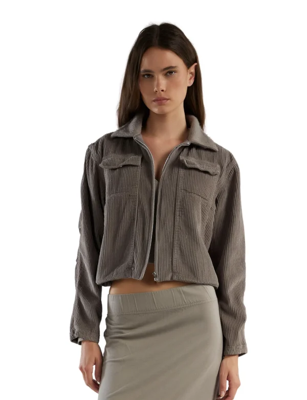Discount LES TIEN Garyn Utility Jacket Dove