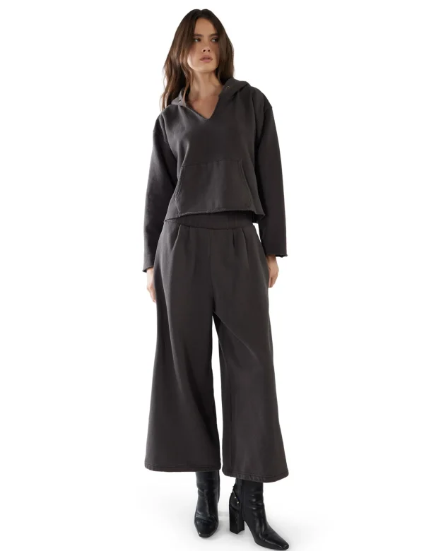Outlet LES TIEN Ginny Gaucho Crop Pant Vintage Black