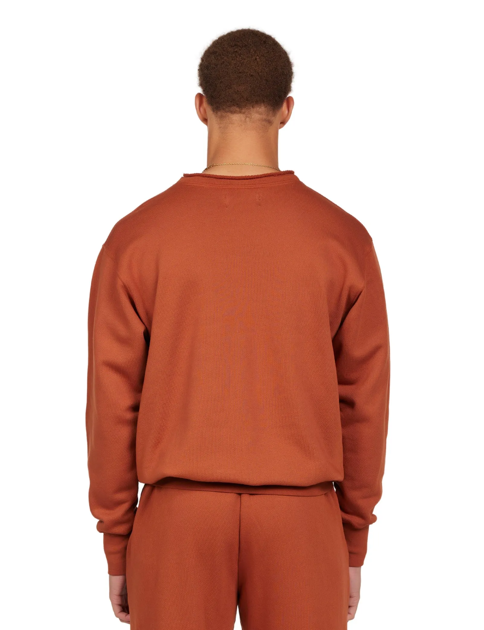 heavyweight_banded_roll_n_1.webp Discount LES TIEN Heavyweight Banded Roll Neck Cedar