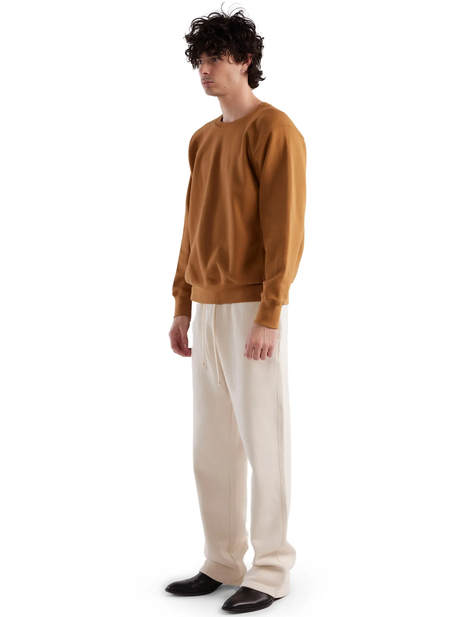 heavyweight_banded_roll_n_5.webp Best LES TIEN Heavyweight Banded Roll Neck Sahara