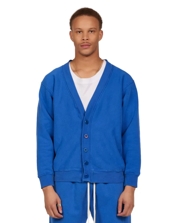 Hot LES TIEN Heavyweight Cardigan Washed Capri