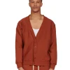 Online LES TIEN Heavyweight Cardigan Cedar
