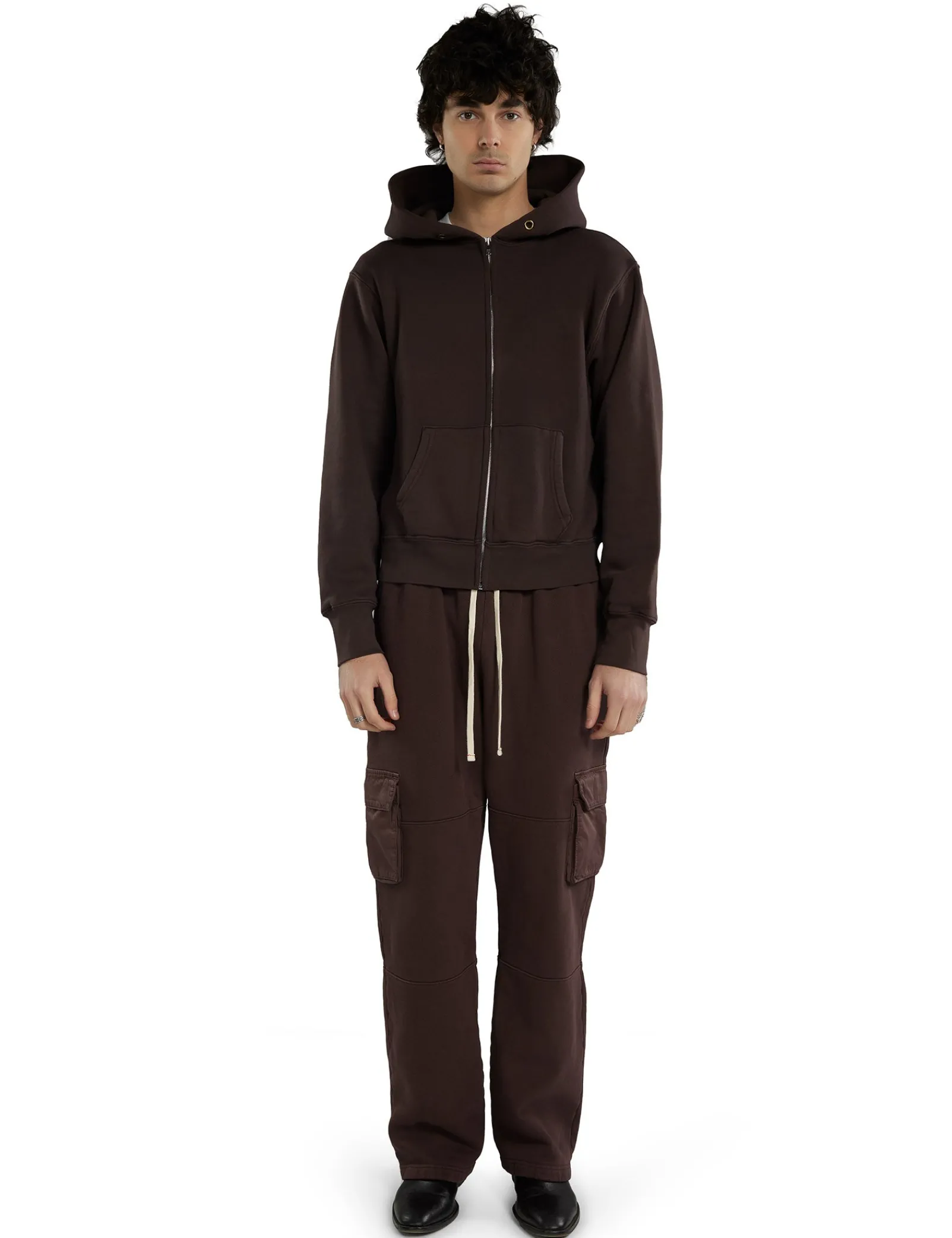 heavyweight_cargo_pant_1.webp Discount LES TIEN Heavyweight Cargo Pant Washed Brown Fig