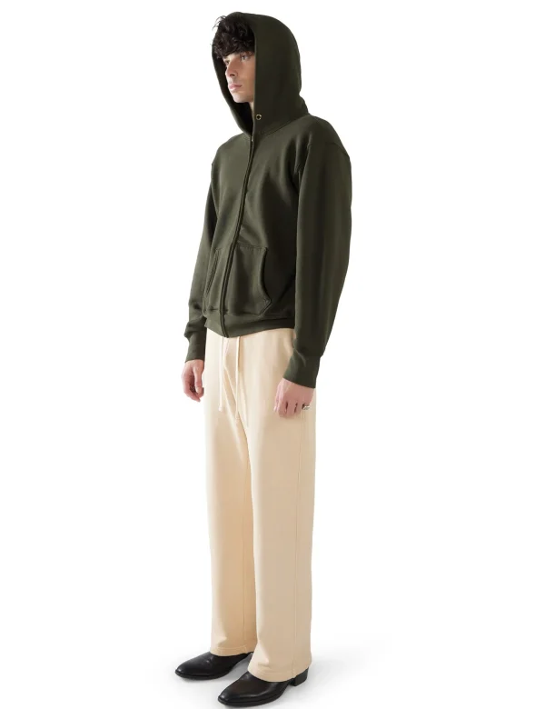 Sale LES TIEN Heavyweight Classic Pant Cream