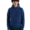 Clearance LES TIEN Heavyweight Classic Raglan Hoodie Washed Blue 42