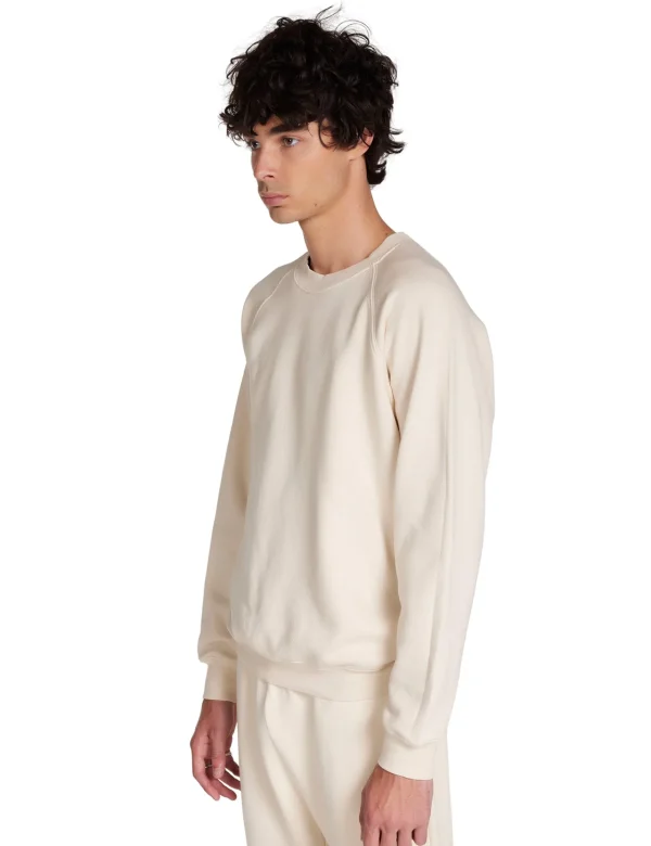 Sale LES TIEN Heavyweight Classic Raglan Ivory