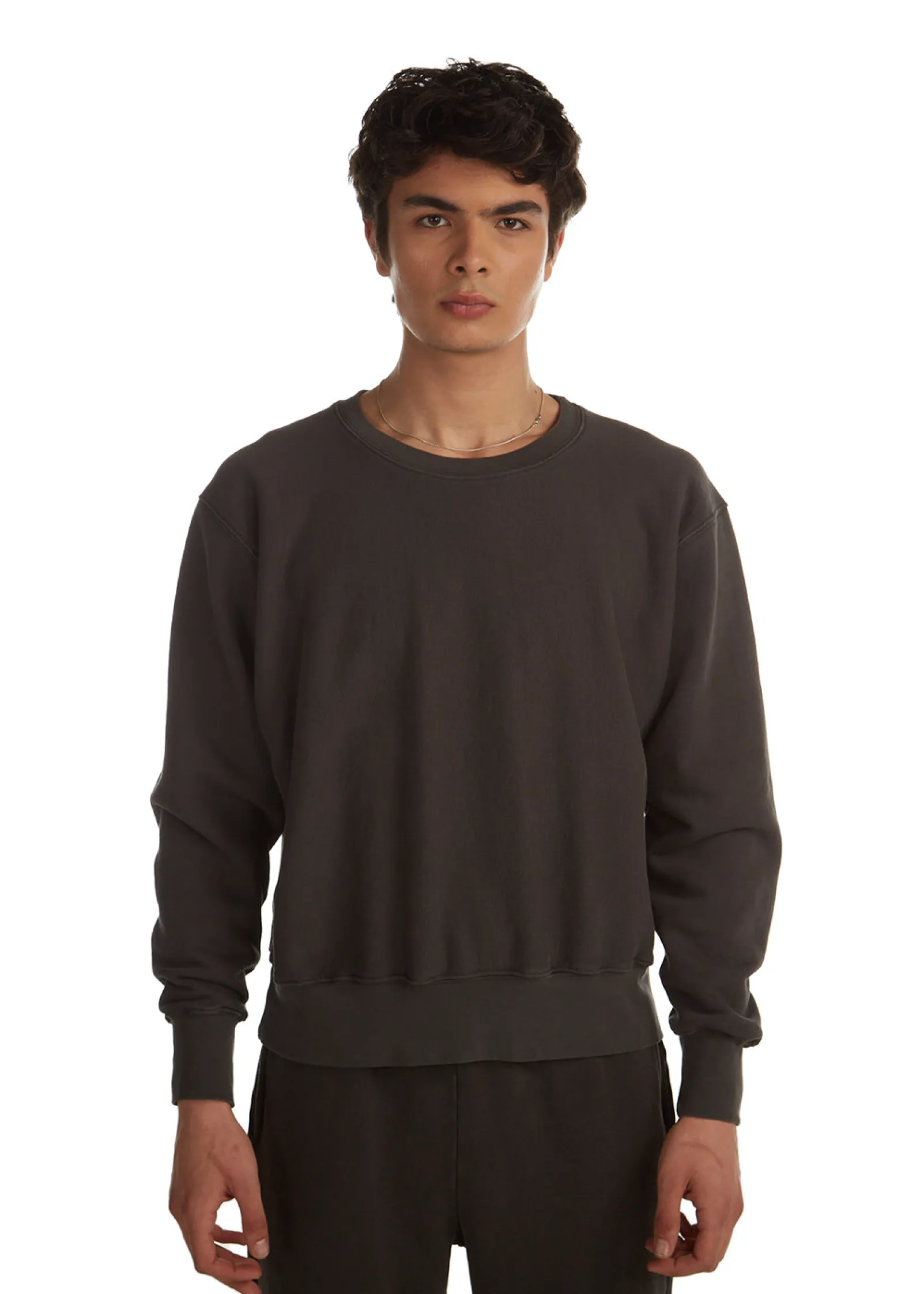 heavyweight_crew_0-2.webp Online LES TIEN Heavyweight Crew Vintage Black