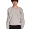 New LES TIEN Heavyweight Crew Heather Grey