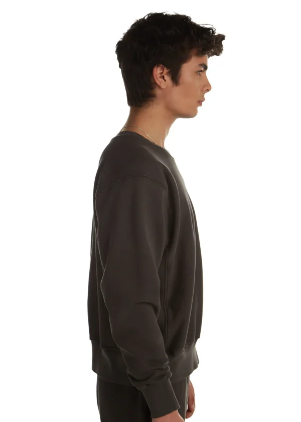 Online LES TIEN Heavyweight Crew Vintage Black