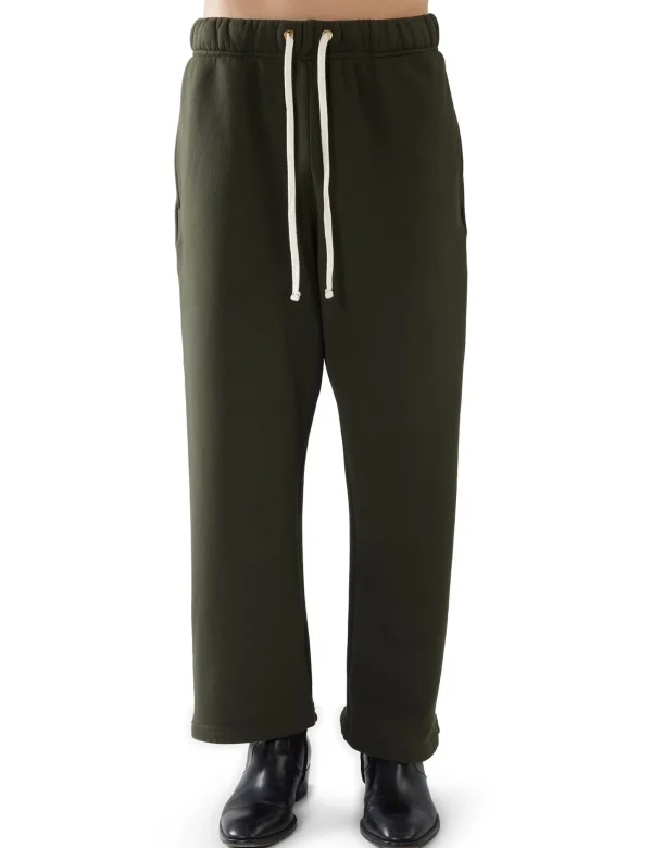 Best LES TIEN Heavyweight Cropped Relaxed Pant Forest
