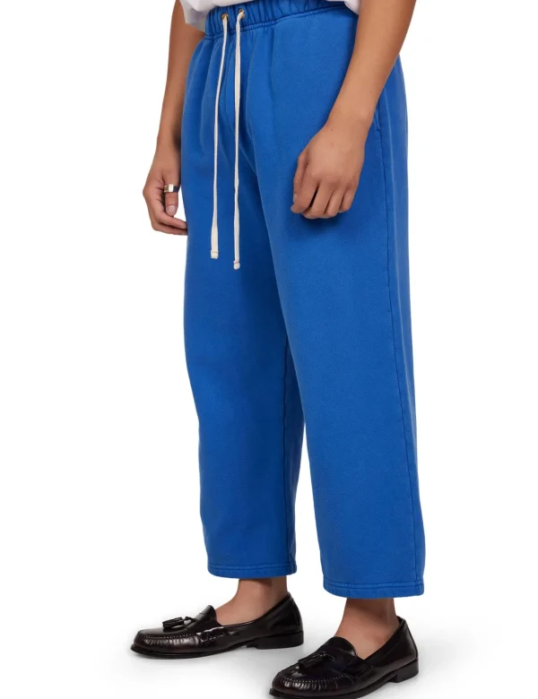 Clearance LES TIEN Heavyweight Cropped Relaxed Pant Washed Capri