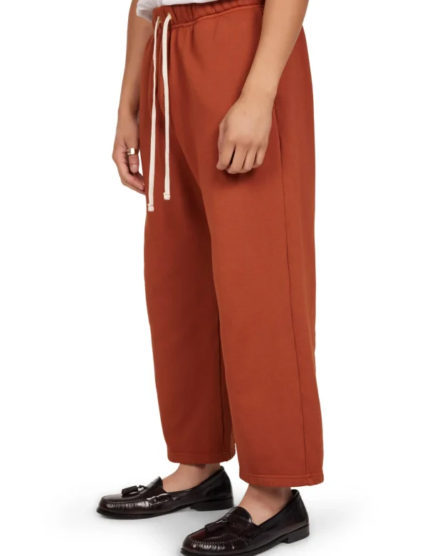 New LES TIEN Heavyweight Cropped Relaxed Pant Cedar