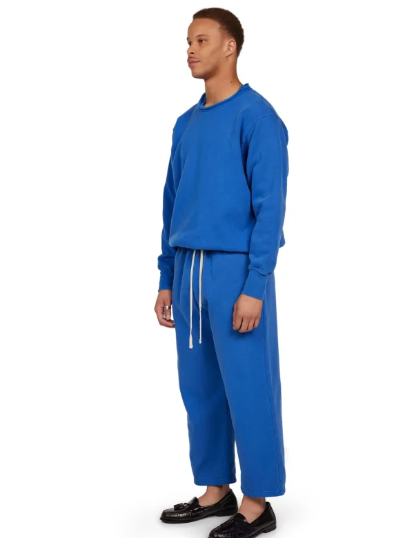 Clearance LES TIEN Heavyweight Cropped Relaxed Pant Washed Capri